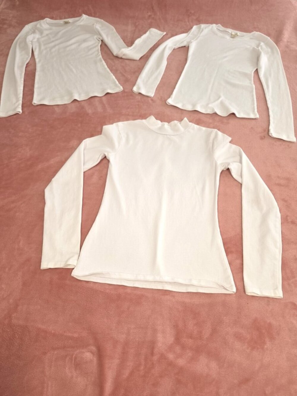 BUNDLE (3) BOZZOLO And SPLASH White Long Sleeve Size S - Picture 3 of 9